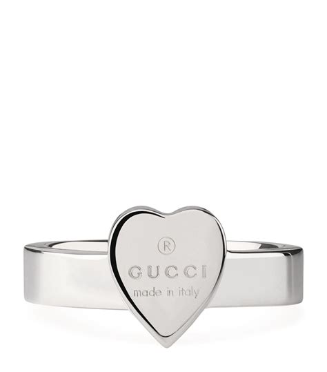 gucci ketting hart|Heart Ring with Gucci Trademark in Silver .